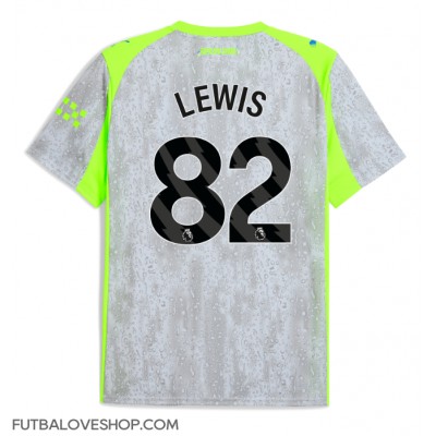 Dres Manchester City Rico Lewis #82 Tretina 2025-26 Krátky Rukáv Dres Manchester City Rico Lewis #82 Tretina 2025-26 Krátky Rukáv
